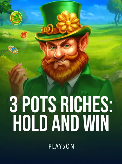 Captivating image of the '3 Pots Riches' game, highlighting the allure of the three treasure-filled pots and the promise of abundant rewards.