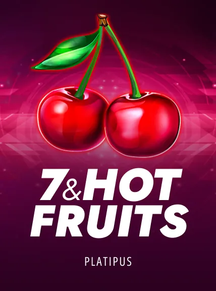 Vibrant and juicy image of the '7 Hot Fruits' game, featuring the classic fruit symbols in a modern and captivating design.