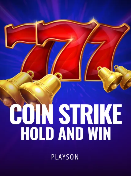 Energetic and vibrant image of the 'Coin Strike' game, emphasizing the dynamic coin-based gameplay and the potential for lucrative wins.