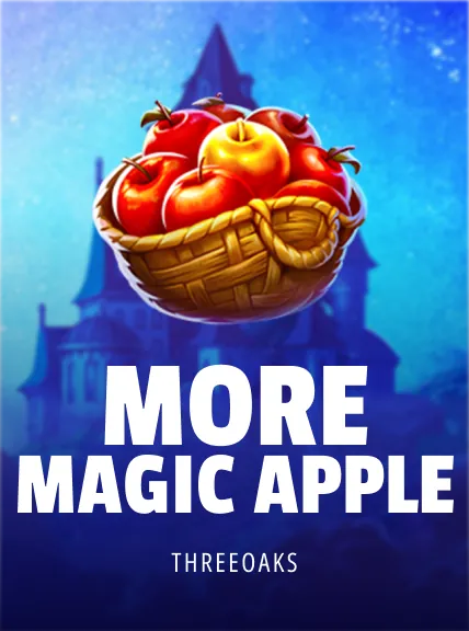 Enchanting and whimsical image of the 'More Magic Apple' game, capturing the magical atmosphere and the potential for enchanting wins.