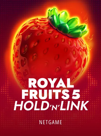 Elegant and regal image of the 'Royal Fruits 5' game, showcasing the luxurious fruit symbols and the sophisticated royal theme.