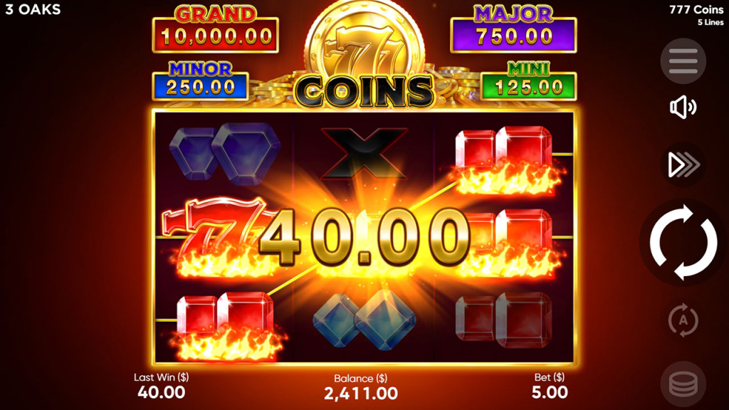 3 Coin Volcanoes App